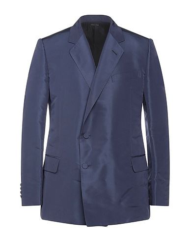 DUNHILL Blazer Bright blue 100% Mulberry silk