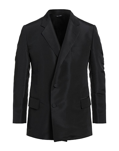 DUNHILL Blazer Black 100% Mulberry silk
