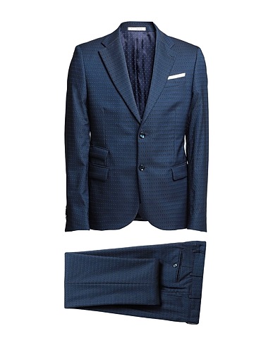 GREY DANIELE ALESSANDRINI Suits Midnight blue 78% Polyester, 19% Viscose, 3% Elastane