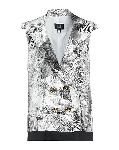 CAVALLI CLASS Jackett Weiß 96% Viskose, 4% Elastan, Polyester