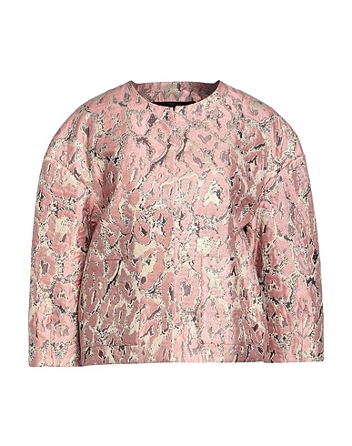 CHRISTIAN PELLIZZARI Jacket Antique rose 51% Cotton, 23% Acrylic, 19% Polyester, 5% Other Fibres, 2% Acetate