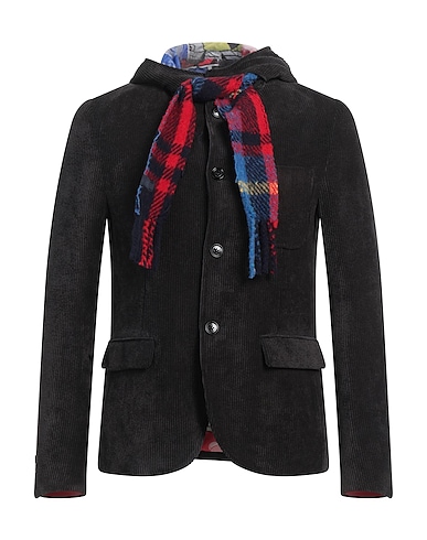 GREY DANIELE ALESSANDRINI Blazer 85% Polyester, 12% Polyamide, 3% Elastane