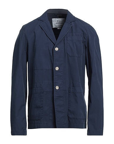 WOOLRICH Blazer Midnight blue 100% Cotton