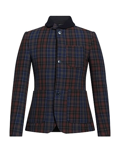 GREY DANIELE ALESSANDRINI Blazer Midnight blue 69% Polyester, 29% Wool, 2% Other Fibres