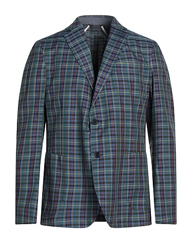 TOMBOLINI Blazer Slate blue 100% Cotton
