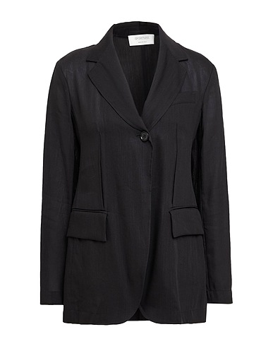 SPORTMAX Blazer Black 64% Ramie, 36% Viscose