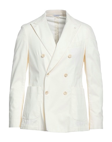 MANUEL RITZ Blazer Ivory 66% Cotton, 30% Lyocell, 4% Elastane
