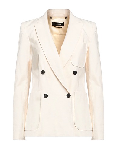 ISABEL MARANT Blazer Ivory 70% Cotton, 29% Viscose, 1% Elastane