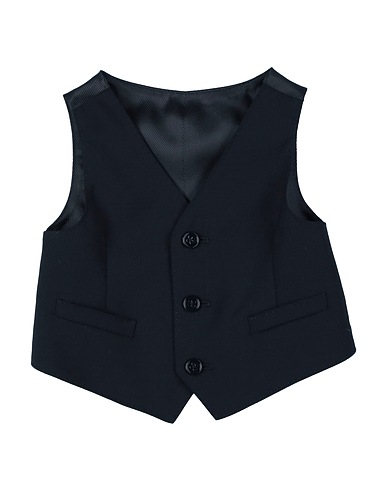 DOLCE&GABBANA Waistcoat Midnight blue 53% Virgin Wool, 45% Viscose, 2% Elastane