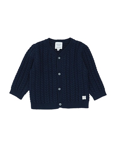 CARRÉMENT BEAU Cardigan Midnight blue 85% Cotton, 15% Wool