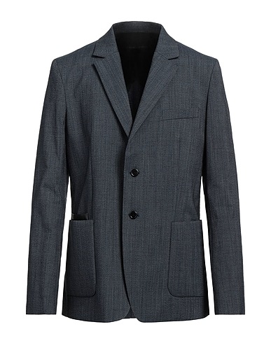 TRUSSARDI Blazer Midnight blue 70% Virgin Wool, 28% Cotton, 2% Elastane