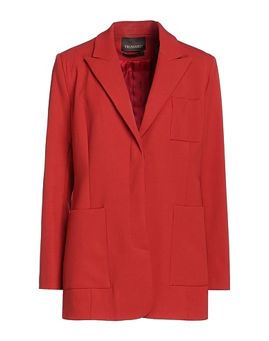TRUSSARDI Blazer Rust 53% Polyester, 43% Virgin Wool, 4% Elastane