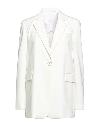 MERCI ITALIA Giacca Bianco 52% Cotone, 40% Nylon, 5% Altre Fibre, 3% Elastan
