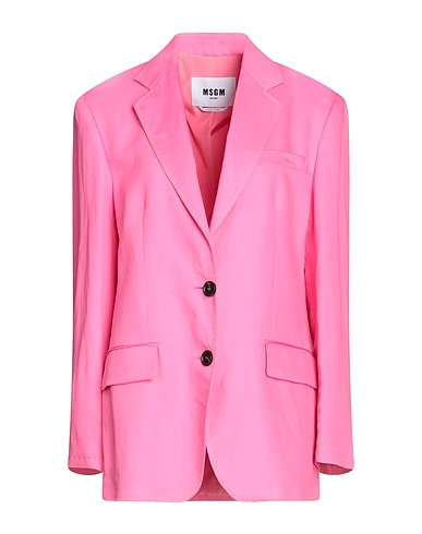 MSGM Blazer Fuchsia 55% Linen, 45% Lyocell
