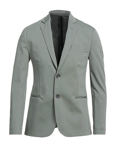 TAKESHY KUROSAWA Blazer Military green 56% Cotton, 37% Polyamide, 7% Elastane