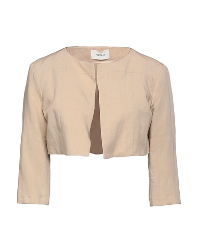 VICOLO Blazer Beige 65% Viscose, 35% Linen