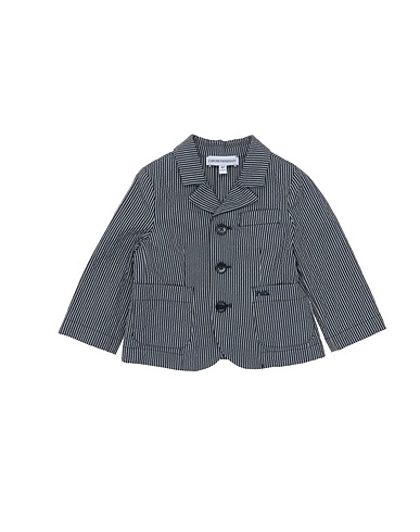EMPORIO ARMANI Blazer Midnight blue 98% Cotton, 2% Elastane