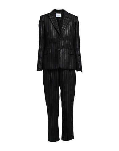 DONDUP Suit Black 55% Wool, 28% Viscose, 17% Polyamide