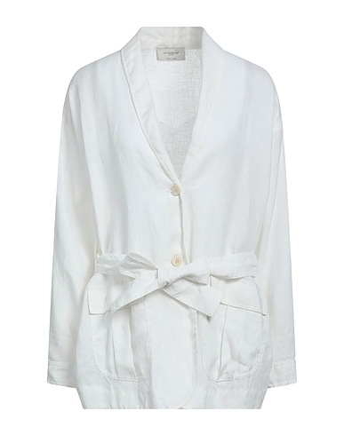 VIA MASINI 80 Blazer White 100% Linen