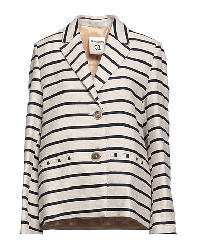 SEMICOUTURE Blazer Beige 71% Cotton, 29% Linen