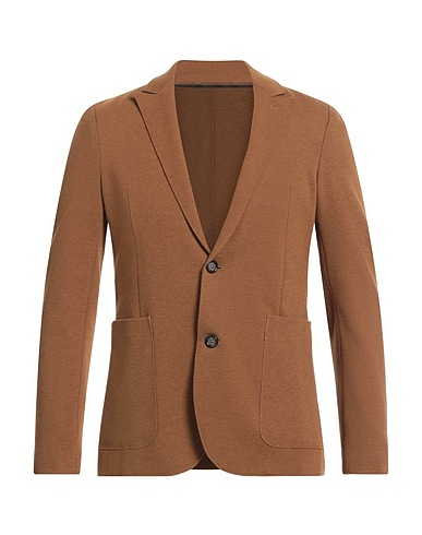 PAOLO PECORA Blazer Marrone 60% Viscosa, 26% Lana, 11% Poliammide, 3% Elastan