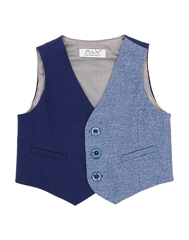 ALV by ALVIERO MARTINI Suit vest Blue 100% Cotton