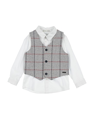 ALV by ALVIERO MARTINI Suit vest Light grey 56% Cotton, 43% Polyester, 1% Elastane