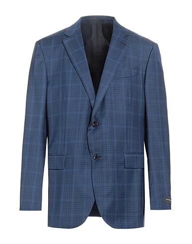 ZEGNA Blazer Midnight blue 95% Wool, 5% Silk