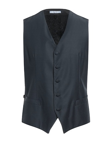 FUTURO Waistcoat Black 58% Viscose, 42% Virgin Wool