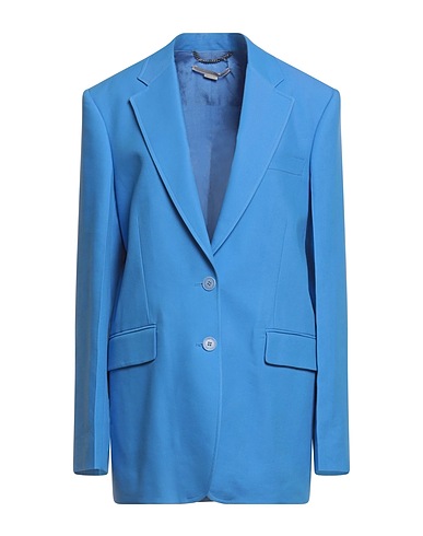 STELLA McCARTNEY Giacca Azzurro 69% Viscosa, 31% Cotone
