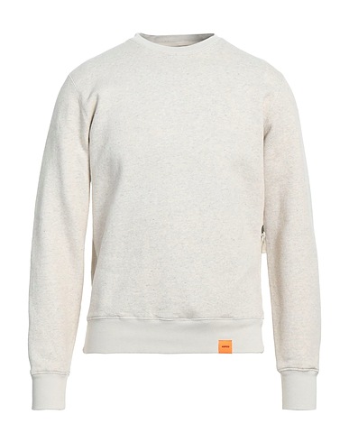 ASPESI Hoodie Elfenbein 100% Baumwolle, Elastan