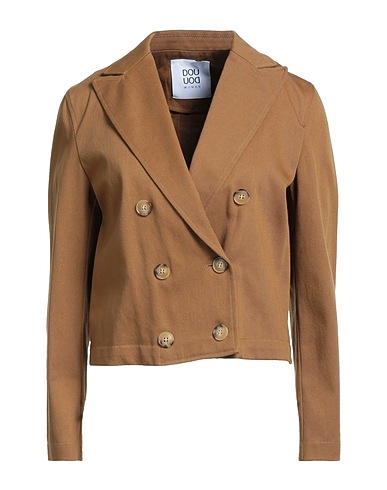 DOUUOD Blazer Camel 99% Cotton, 1% Elastane