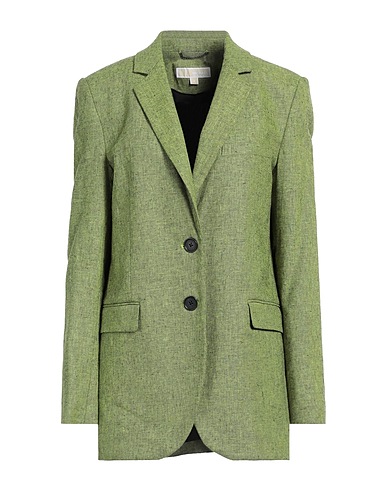 MICHAEL MICHAEL KORS Giacca Verde lime 54% Lino, 46% Viscosa