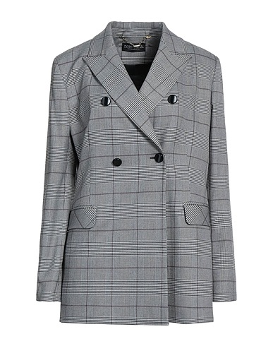 NORA BARTH Blazer Grey 79% Polyester, 19% Viscose, 2% Elastane