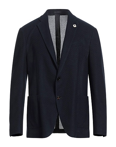LARDINI Blazers Nachtblau 95% Baumwolle, 5% Polyamid