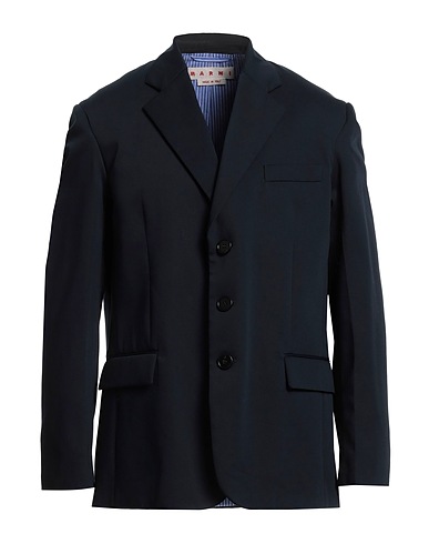 MARNI Blazer Midnight blue 100% Cotton