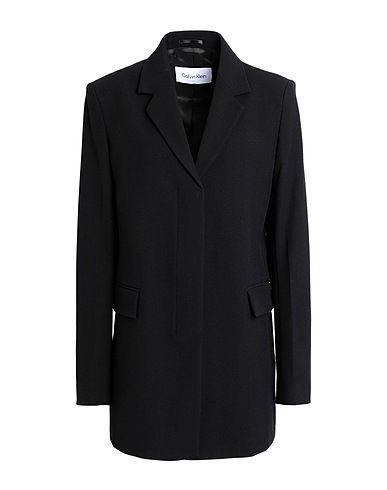 CALVIN KLEIN Blazer Black 53% Polyester, 43% Wool, 4% Elastane