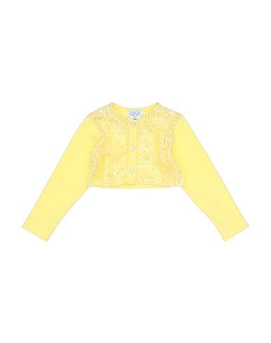 MAGIL Cardigan Pastel yellow 65% Viscose, 30% Nylon, 5% Elastane