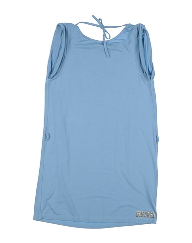 TWINSET GIRL T-shirt Μπλε αεροπορίας 95% Βισκόζη, 5% Ελαστάνη