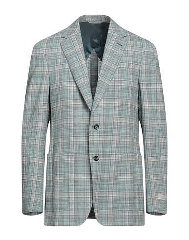 CANALI Blazer Turquoise 89% Wool, 10% Silk, 1% Elastane