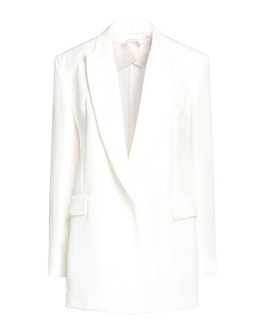 SPORTMAX Blazer White 60% Viscose, 40% Linen