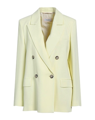PESERICO Blazer Pastel yellow 96% Viscose, 4% Elastane