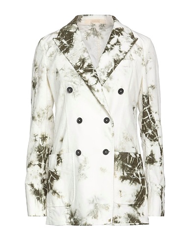 MASSIMO ALBA Blazer Dark green 100% Cotton