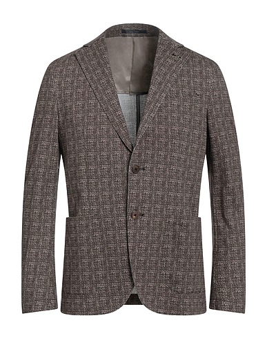 PAOLONI Blazer Brown 97% Cotton, 3% Elastane