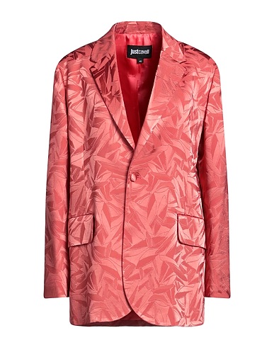 JUST CAVALLI Blazer Coral 64% Viscose, 34% Acetate, 2% Elastane
