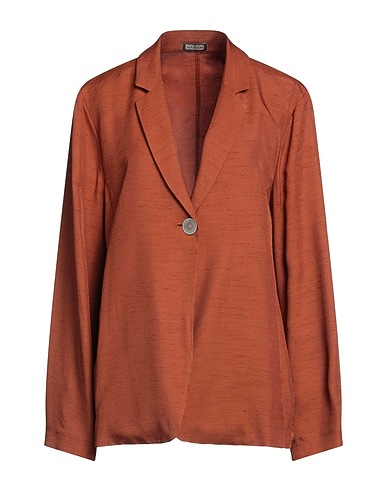 MALÌPARMI Blazer Rust 51% Viscose, 49% Acetate