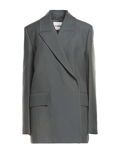 JIL SANDER テーラードジャケット ダークグリーン コットン 100%