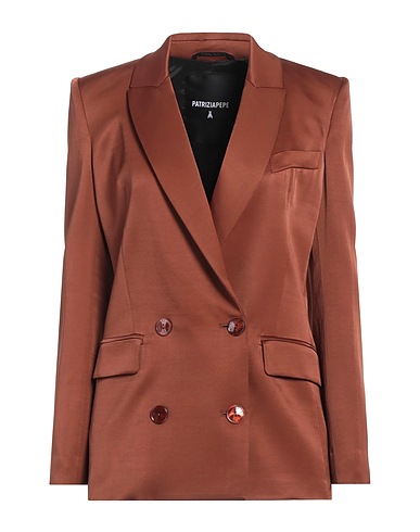 PATRIZIA PEPE Giacca Marrone 95% Viscosa, 5% Elastan