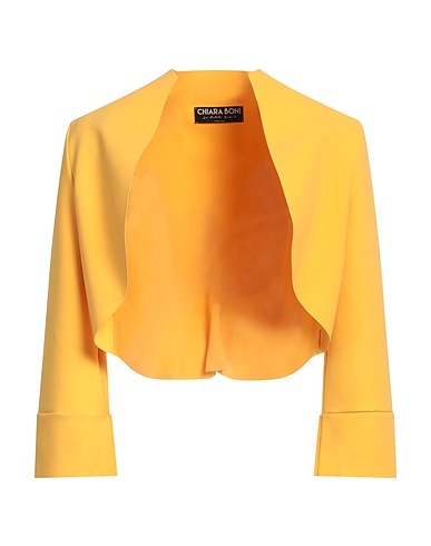 CHIARA BONI LA PETITE ROBE Jacket Yellow 72% Polyamide, 28% Elastane
