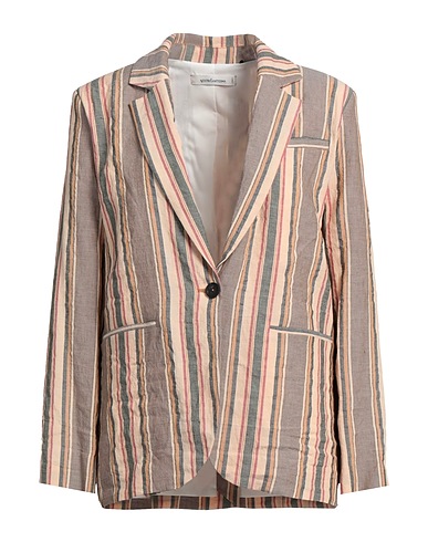 NOSTRASANTISSIMA Blazer Sand 68% Linen, 32% Cotton